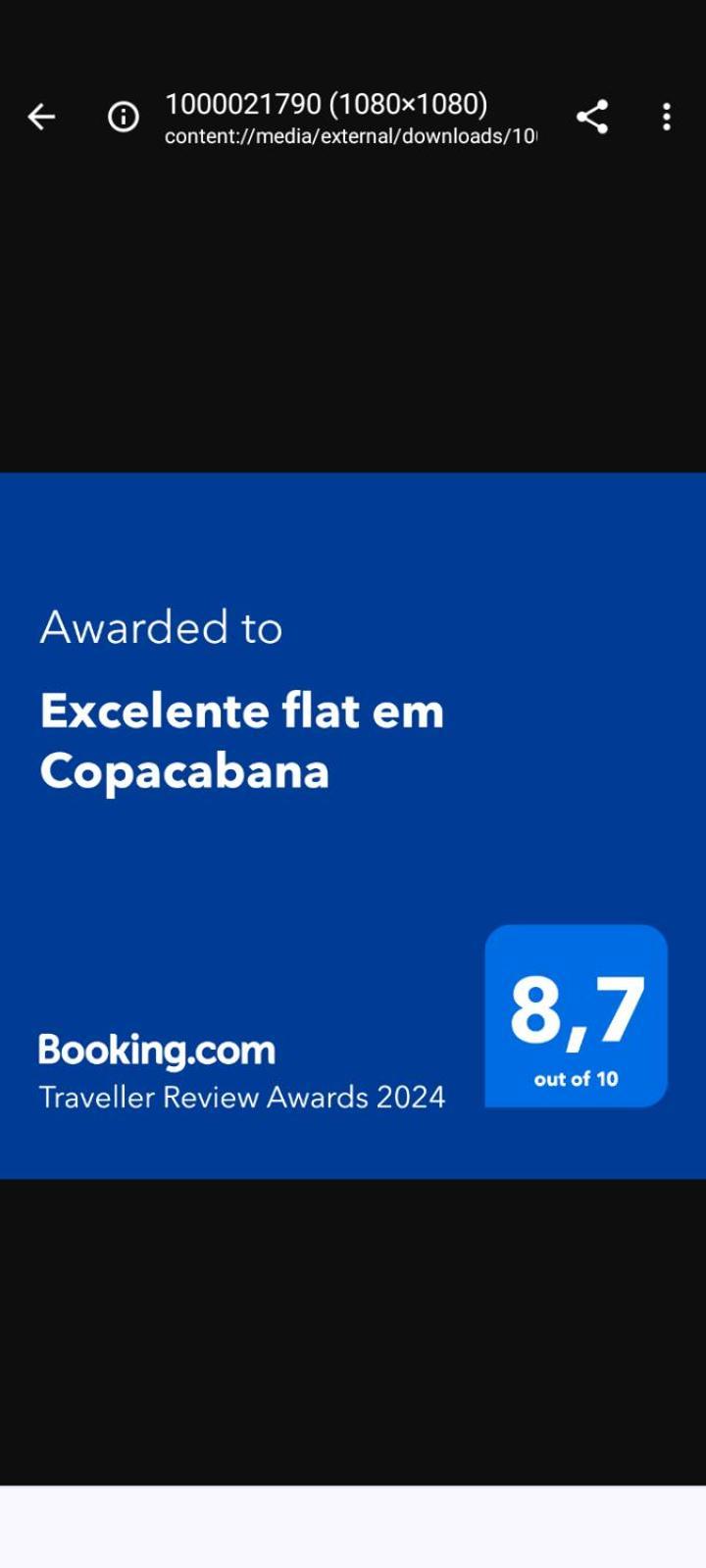 Excelente Flat Em Copacabana Rio de Janeiro Dış mekan fotoğraf